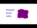 Animated Border radius Rotating Animation With border-radius HTML CSS