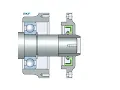 Mounting a shaft seal in split housings
