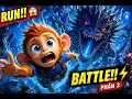 Monkey Tai To Faces DANGER The Extremely Tense Underwater Battle Big Eared Monkey Adventures