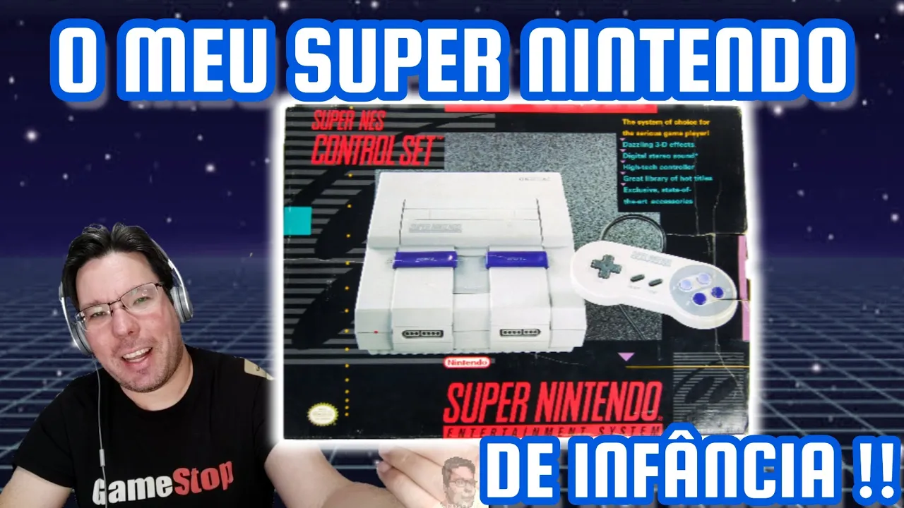 O MEU SUPER NINTENDO DE INFÂNCIA !!