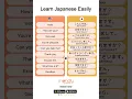 Learn Japanese Easily