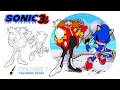Metal Sonic and Dr Eggman coloring page Sonic 3 Predictions Sonic coloring book
