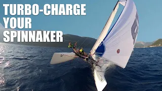The Secret to Perfect Catamaran Spinnaker Luff Tension