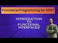Java - introduction to Functional Interfaces
