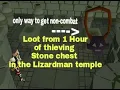 OSRS Thieving Stone Chest in the Lizardman Temple