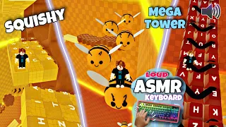 Honey squishy Tower ASMR roblax❤️real keyboard