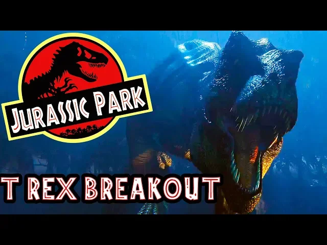 REXY BREAKS OUT!  Live The T Rex Breakout Scene (concept demo)
