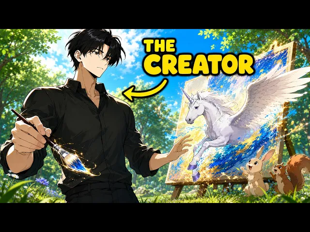 Video: When an ARTIST Enters a Painting Where 1 Week Inside Equals 30 Years Outside! - Manhwa Recap