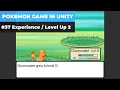 Make A Game Like Pokemon in Unity - Experience Level Up System 2 Bug Fixes
