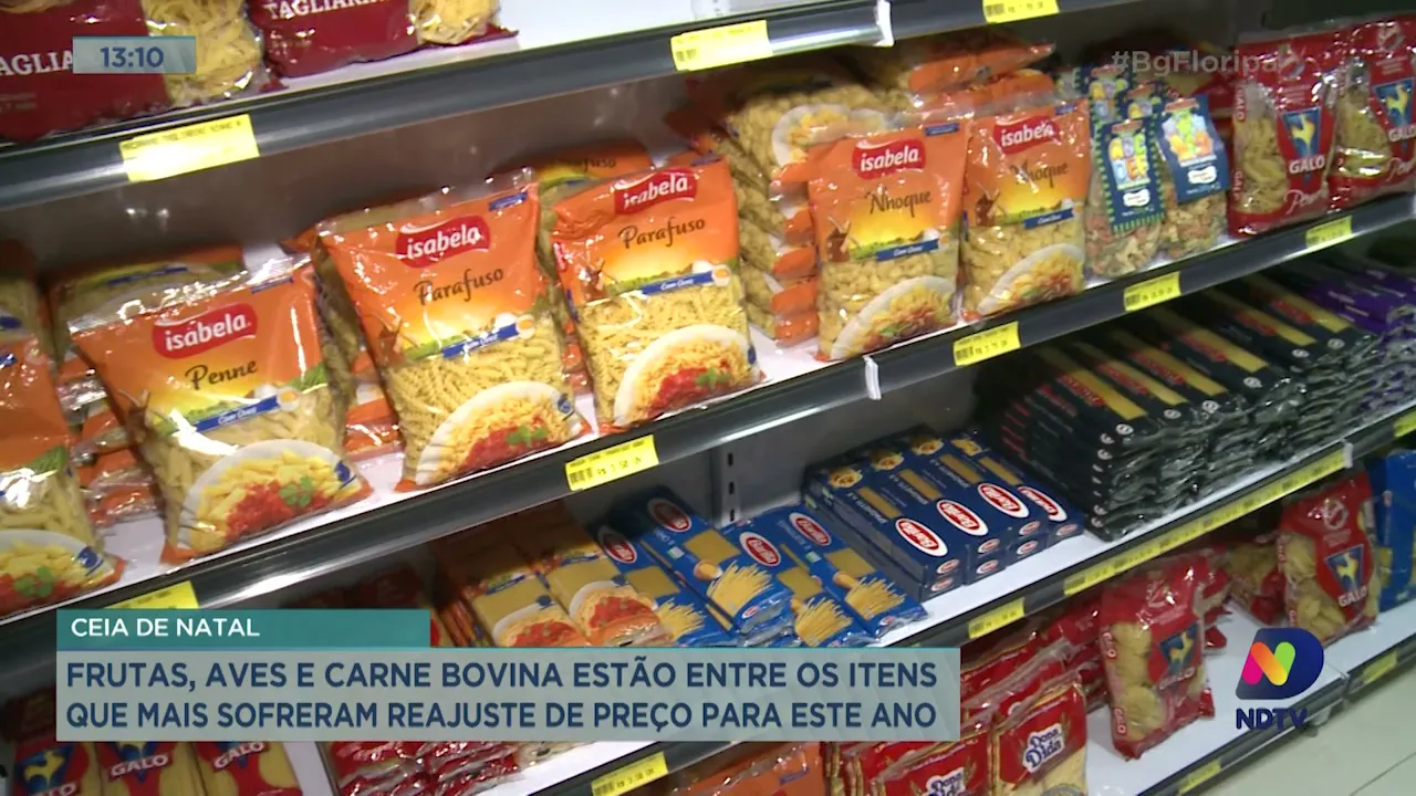 Ceia de Natal: frutas, aves e carne bovina estão entre os itens que mais sofreram reajuste de preço