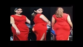 ileana dcruz hot big butt in tight red dress