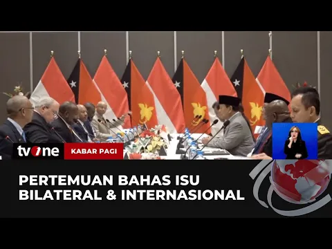 Kunker ke Papua Nugini, Prabowo Tawarkan Program Belajar di UNHAN RI