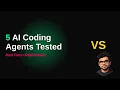 I Tested 5 AI Coding Agents - Here s the Winner