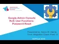 Google Console Bulk Password Reset