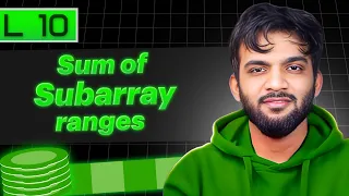 L10 Sum of subarray ranges Stack and Queue Playlist