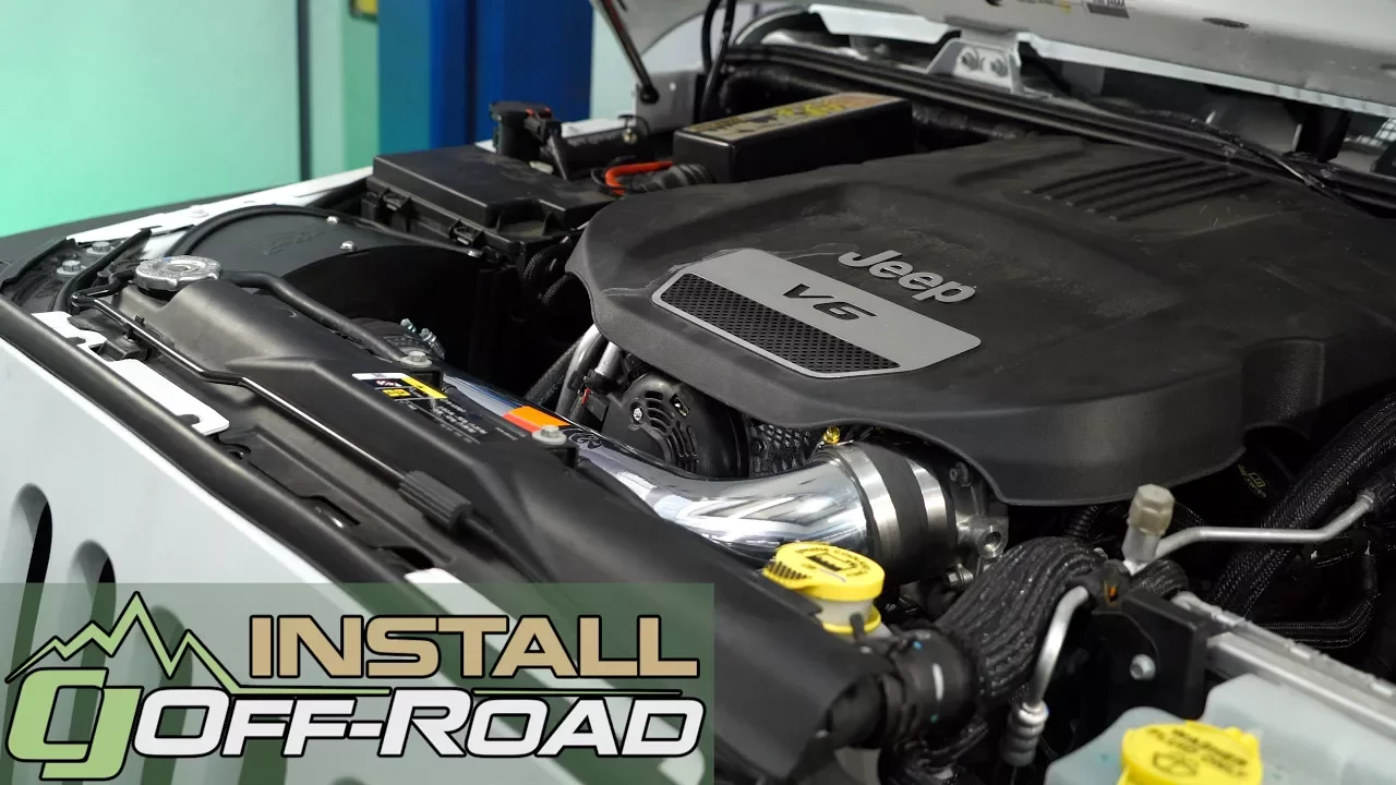 K&N 77 Cold Air Intake Install | V6 2020 Jeep Grand Cherokee Limited X