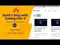 Tag Posts with Pagination in CodeIgniter 4
