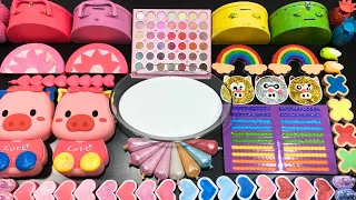 RELAXING MAKEUP VS PIPING BAGS | ASMR SLIME | Mixing Random Things Into GLOSSY Slime
