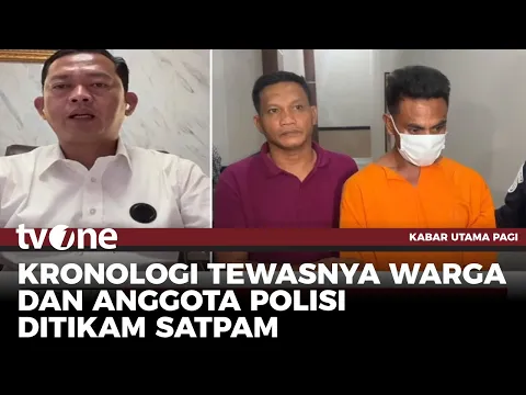 Ini Motif Penikaman Anggota Polisi Hingga Tewas oleh Seorang Satpam