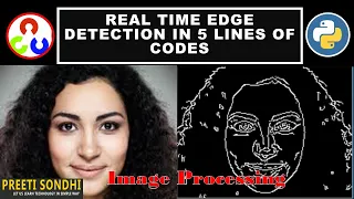 Real Time Edge Detection using Open-cv Python Image Processing Basics Part-2