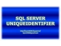 UniqueIdentifier Guid Newid NewSequentialid in SQL Server