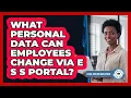 What Personal Data Can Employees Change Via ESS Portal