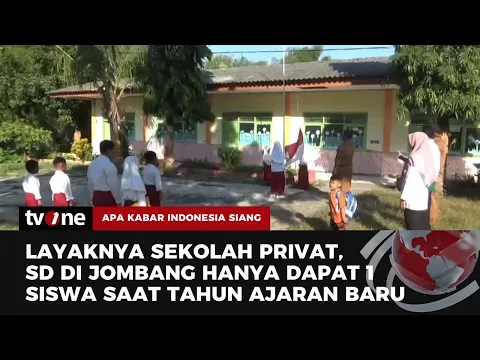 Sekolah di Jombang Ini Hanya Punya Satu Siswa saat Tahun Ajaran Baru