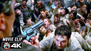 Drowning In The Zombie Swarm | RESIDENT EVIL (2002) Movie CLIP 4K