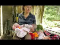 Download Lagu Today is a beautiful day, Mom took the three of us into the forest to pick vegetables