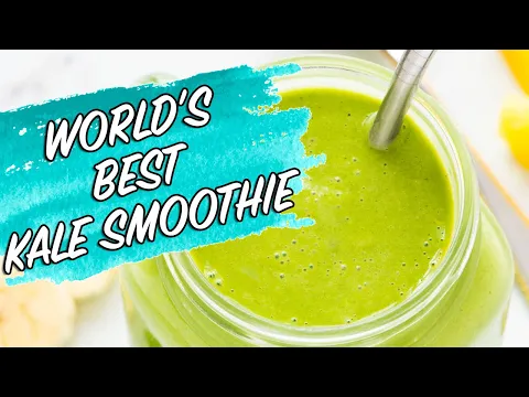Kale Pineapple Healthy Breakfast Smoothie