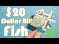 20 Dollar Bill Fish Origami Extreme Beginners Tutorial