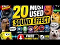 20 most viral meme sound effect No copyright download link in bio