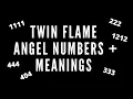 Twin Flame Numbers Meanings 222 22 444 44 1111 111 333 404 1212 Angel Numbers