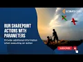 Manually Execute SharePoint Actions with Parameters