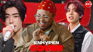 enhypen what makes you beautiful cover lyrics reaction
