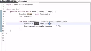 Java Programming Tutorial 26 Random Number Generator