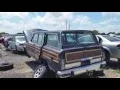 1989 Jeep Grand Wagoneer in the LKQ junkyard West Palm Beach FL