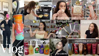 vlog - lash cluster restock perfume shopping dollar tree haul cook w me new hair yapping etc