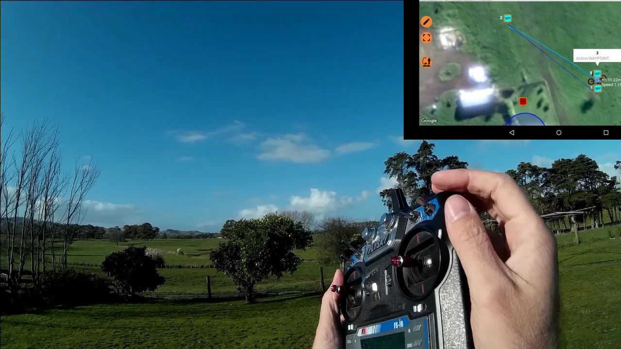 Trying out iNav rewrite waypoints + mission planner