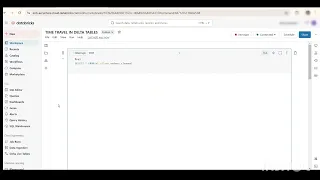 Delta Tables Time Travel in Databricks