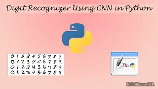 Digit Recognizer Using CNN in Python Tkinter Application
