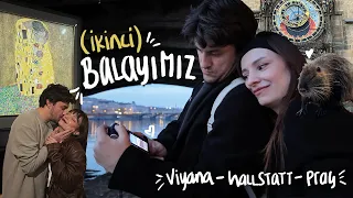 İKİNCİ BALAYI (sözleşmemizi uzattık 🤝) | viyana, hallstatt, prag ve günde 20 bin adım