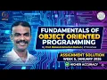 Fundamentals of Object Oriented Programming Week 5 Assignment Solution NPTEL Jan 2026
