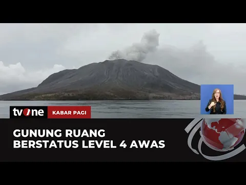 Aktivitas Gunung Ruang Menurun