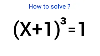 A Nice Algebra Problem X 