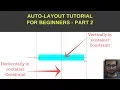 Autolayout tutorial for beginner Xcode 9 2 - Part 2