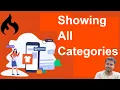 Showing all Categories with pagination using Codeigniter for eCommerce