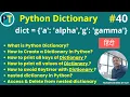 Python Dictionary in Hindi Dictionary Python Nested Dictionary Python Python Dictionary exampl