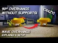 No Supports Full 90 Overhangs The Wave Overhang Method Explanation