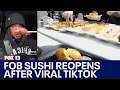 FOB Sushi reopens after closure over viral TikTok FOX 13 Seattle